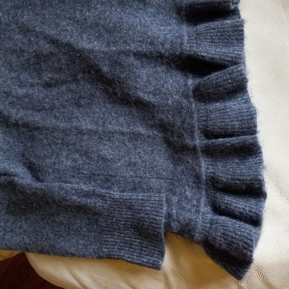 Premise Cashmere Size M/S Charcoal Grey V. Soft Women's Cardigan Sweater - Picture 9 of 13